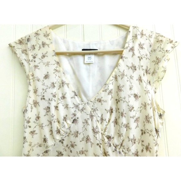 J. Crew Cream Floral Dress - Picture 2 of 4